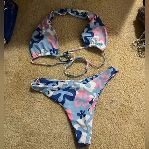 Colorful bikini set